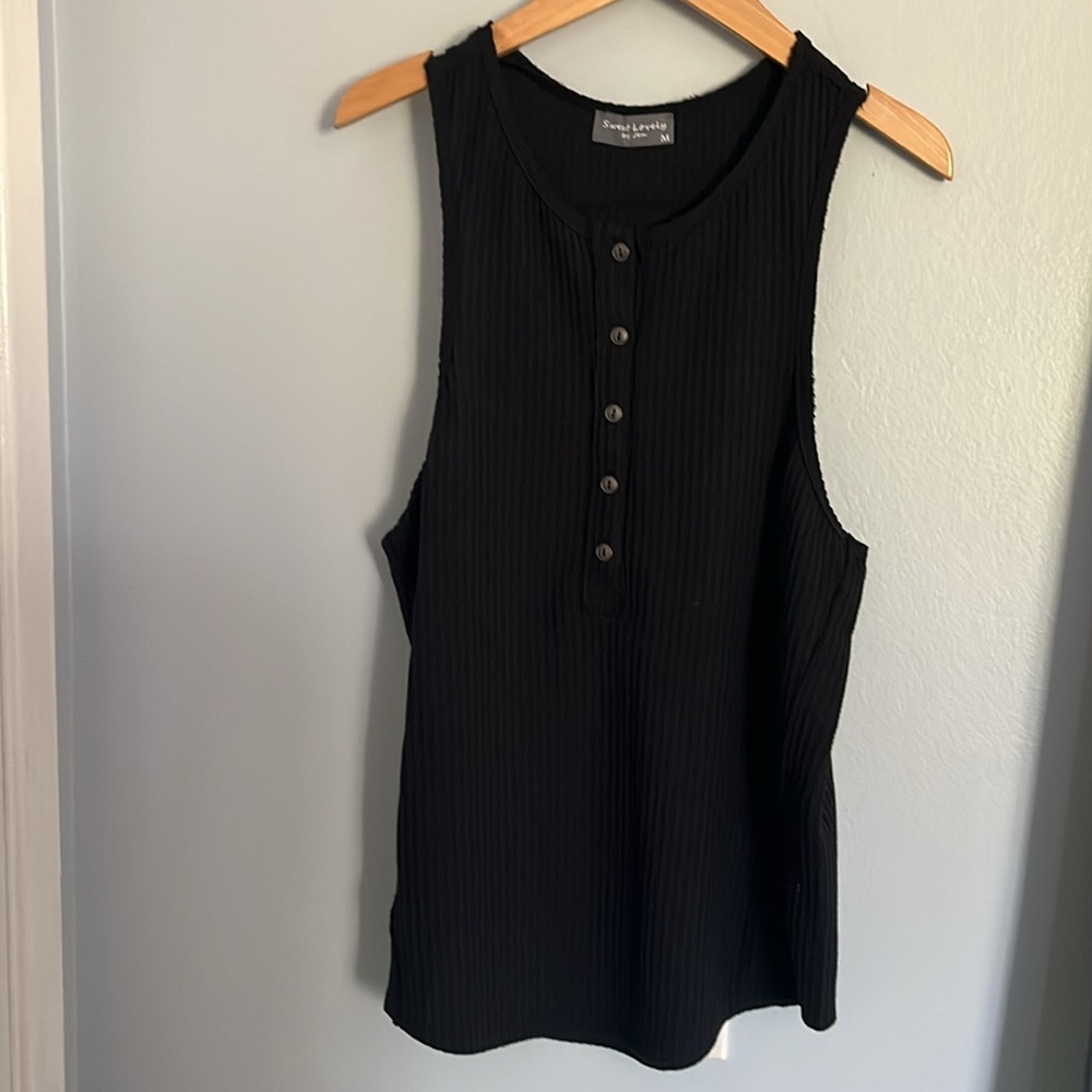 Waffleknit Tank NWOT - Picture 3 of 5